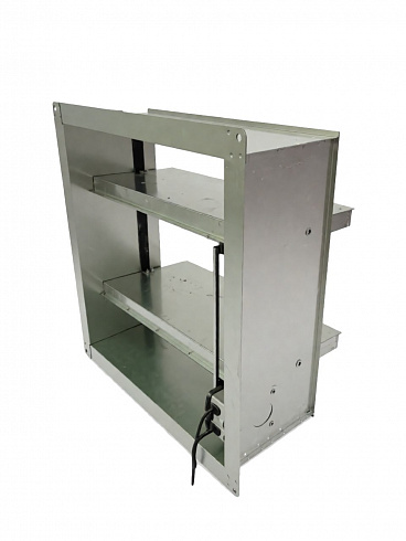 Противопожарный клапан прямоугольный стеновой СЛ-КПП-С 250x250